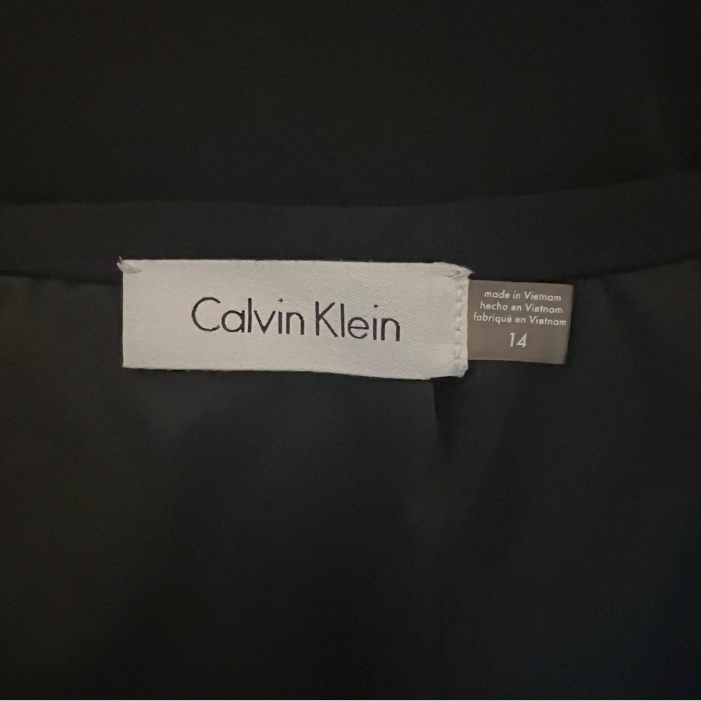 Calvin Klein Women's Size 14 Black Skirt | Zipper Back | GUC - Picture 5 of 6